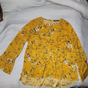 SHEIN Babydoll style Fall Vibes🍁🍂 blouse size Large